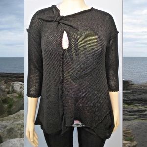 B & K Zuza Lace Pearl Avenue Overlay in Black